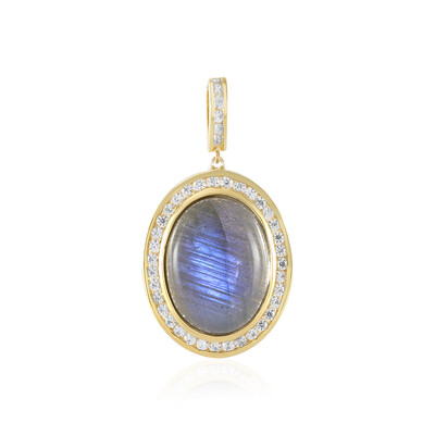 Labradorite Silver Pendant (Adela Silber)