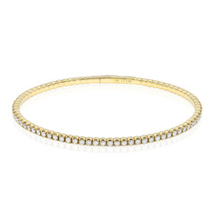 14K I1 (H) Diamond Gold Bangle (CIRARI)
