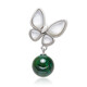 Chrysokolla Silver Pendant