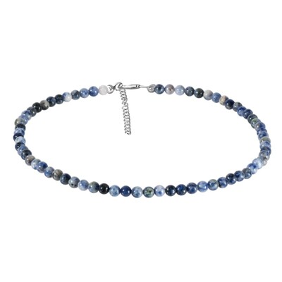 Sodalite Silver Necklace