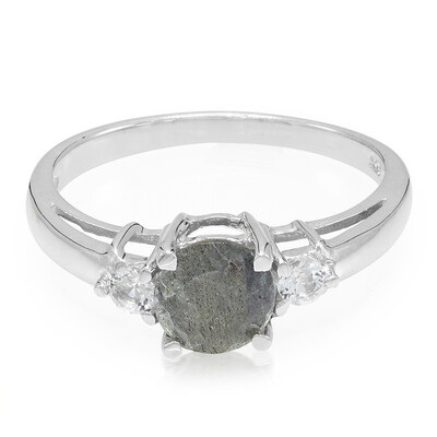 Romanian Spectrolite Silver Ring