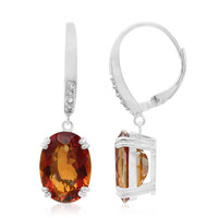 Twilight Quartz Silver Earrings