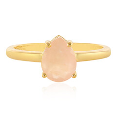 Rose Quartz Silver Ring