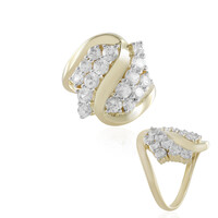 9K Zircon Gold Ring (de Melo)
