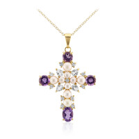 Amethyst Silver Necklace