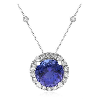 14K AAA Tanzanite Gold Necklace (CIRARI)