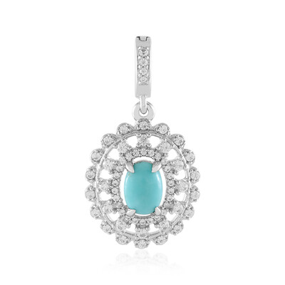 Turquoise Silver Pendant