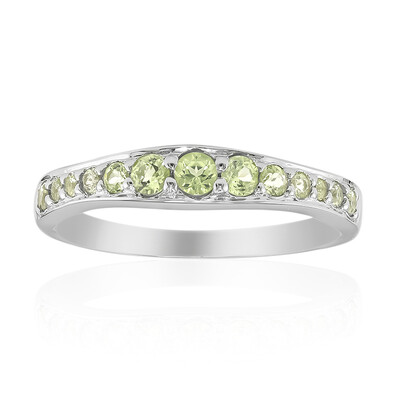 Peridot Silver Ring