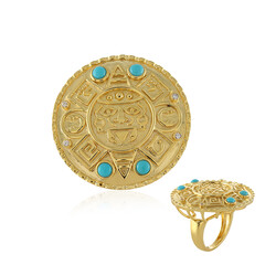 Sleeping Beauty Turquoise Silver Ring
