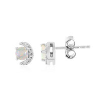 Welo Opal Silver Earrings