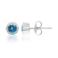 Santa Maria Aquamarine Silver Earrings