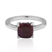 Ruby Silver Ring
