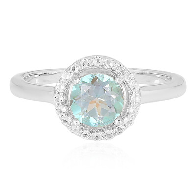 Mountain Lake Quartz Silver Ring