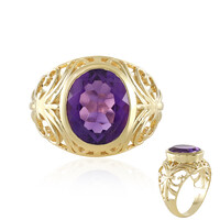 Zambian Amethyst Silver Ring