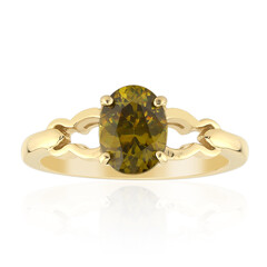 9K Bulgarian Sphalerite Gold Ring
