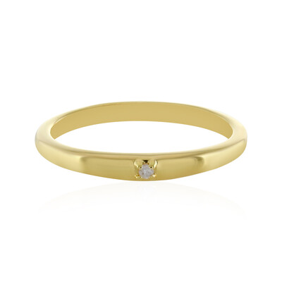 I3 (H) Diamond Silver Ring