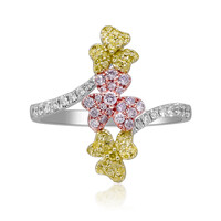 14K I1 Pink Diamond Gold Ring (CIRARI)