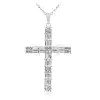 White Topaz Silver Necklace
