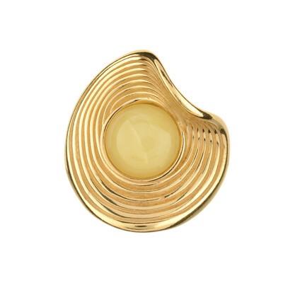 Milky Baltic Amber Silver Pendant (dagen)