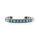 Sleeping Beauty Turquoise Silver Bangle (Desert Chic)