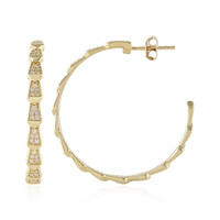 14K SI2 (H) Diamond Gold Earrings (de Melo)