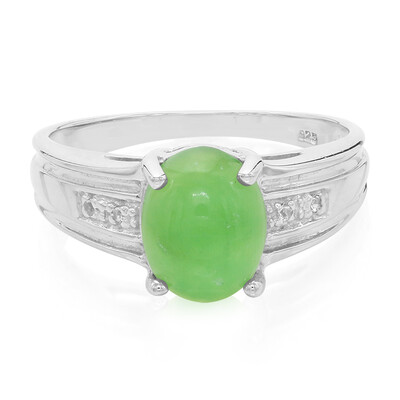 Imperial Chrysoprase Silver Ring