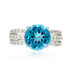 Marambaia Topaz Silver Ring