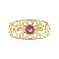 Madagascar Pink Sapphire Silver Ring