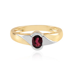 Raspberry Rhodolite Silver Ring