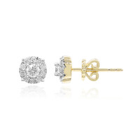 9K SI1 (G) Diamond Gold Earrings