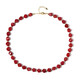 Red Quartz Silver Necklace