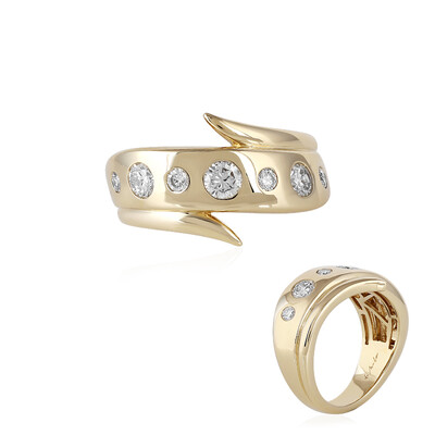 14K SI2 (H) Diamond Gold Ring (de Melo)