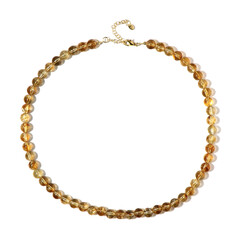 Citrine Silver Necklace