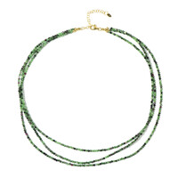 Ruby in Zoisite Silver Necklace