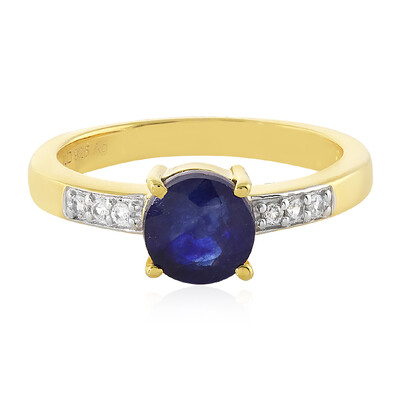 Madagascar Blue Sapphire Silver Ring