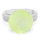 Prehnite Silver Ring