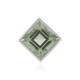 Green Amethyst Silver Pendant (MONOSONO COLLECTION)