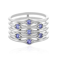 Tanzanite Silver Ring