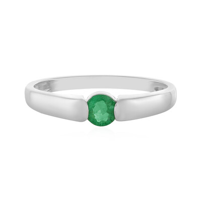 Colombian Emerald Platinium Ring