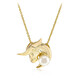 White Freshwater Pearl Silver Necklace