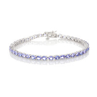Tanzanite Silver Bracelet