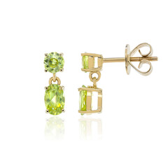 9K Capelinha Sphene Gold Earrings
