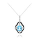14K Black Onyx Gold Necklace (CIRARI)