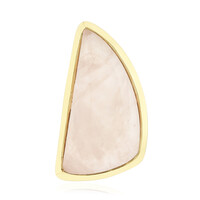 Rose Quartz Silver Pendant