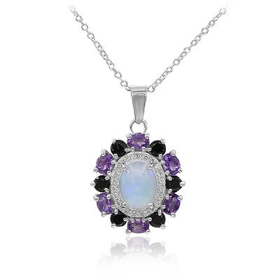 Welo Opal Silver Necklace