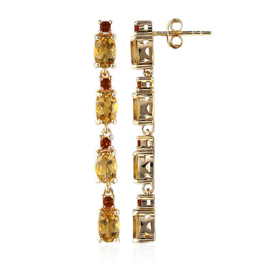 Citrine Silver Earrings