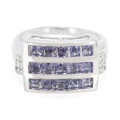 Madagascar Iolite Silver Ring