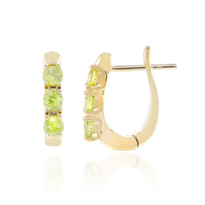 9K Capelinha Sphene Gold Earrings