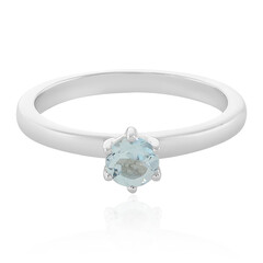 Sky Blue Topaz Silver Ring