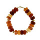 Carnelian Silver Bracelet (CUSTODANA)